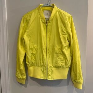 Women's Yellow Bomber Jacket